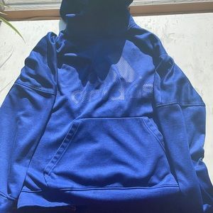 Navy Blue Adidas Hoodie (Mens) (Size-L)